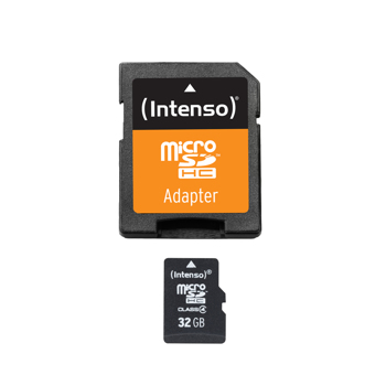 Card memorie Intenso Micro SDHC 32GB Clasa 4 + Adaptor SD