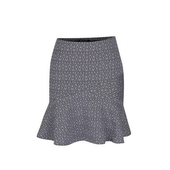 Fusta crem cu negru Miss Selfridge