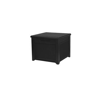 Keter Scaun cu spatiu depozitare Cube, 208 L, antracit