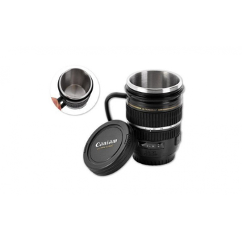 Cana termos, cu maner, obiectiv foto, pentru pasionatii de fotografie si cafea sau ceai (10 voturi ) 5 stele (10 voturi) 100% Complet