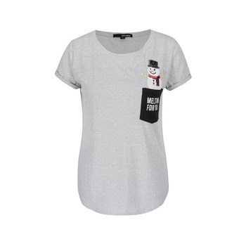 Tricou gri deschis TALLY WEiJL