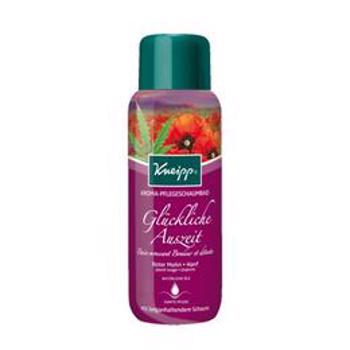 Spuma de baie cu mac rosu si canepa - Kneipp 400 ml