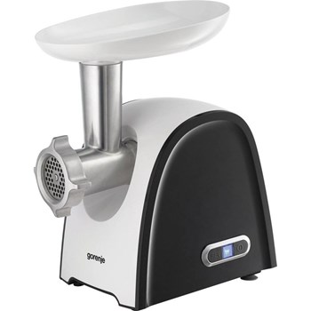 Masina de tocat Gorenje MG1800SJW, 500 W, 2.2 kg/min, Accesoriu carnati/rosii, Alb/Negru