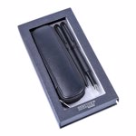 Set stilou, pix si etui ONLINE Eleganza, negru