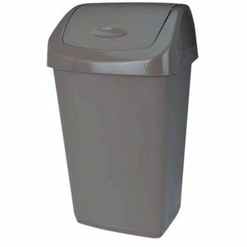 Heinner Cos gunoi cu capac batant, 15 L, Kara, MARO; Dimensiune: 285 X 225 X 465 MM