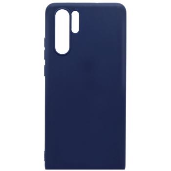 Husa Huawei P30 Pro Lemontti Silicon Silky Albastru Inchis