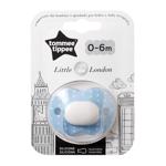Suzeta ortodontica Little London 0-6, 1 buc baieti