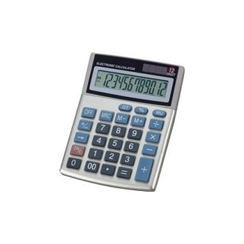 Calculator de birou MEMORIS Precious M12D, 12 cifre, gri