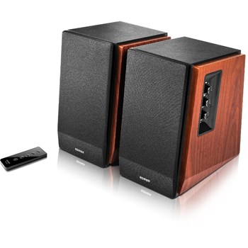 Edifier RMS: 66W (15W x 2, 18W x 2), volum, bass, treble, telecomanda wireless, bluetooth, dual RCA, black