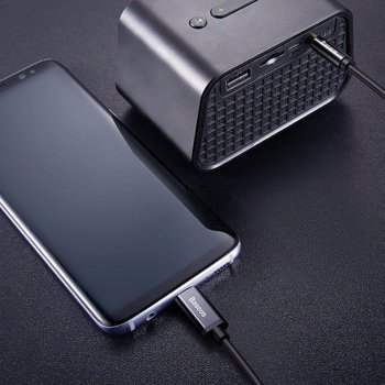 Cablu Type-C la Jack 3.5mm Baseus Yiven Black
