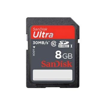 SanDisk Ultra SDHC 8GB UHS-I - Card de memorie 30MB/s SDSDU-008G-U46
