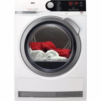 Uscator de rufe AEG T7DBE38S 8kg 10 programe Clasa A+ Alb