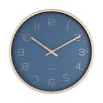 Ceas de perete Karlsson Elegance, albastru