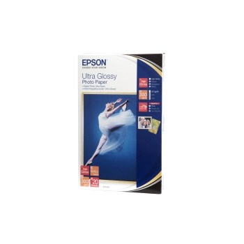 EPSON C13S041926 Ultra Glossy Photo Paper - 10x15 cm - 300g/m² - 20 sheets