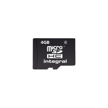 Card Memorie Integral MicroSDHC 4GB Clasa 4