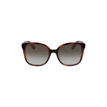 Ochelari Femei Chlo 56mm Classic Square Sunglasses HAVANA