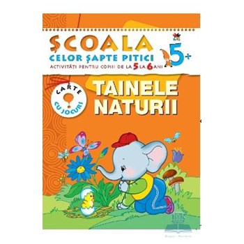 Tainele naturii 5-6 ani - Carte cu jocuri