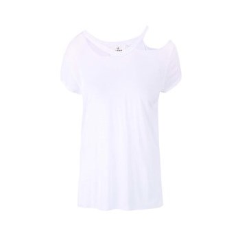 Tricou alb dama Cheap Monday cu decolteu