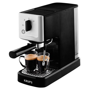 Espressor manual Krups Calvi XP3440 1460W 15 bar 1.1L Negru-Argintiu XP3440