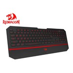 Tastatura gaming Redragon Karura, iluminata, Negru
