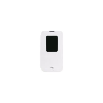 Husa Flip LG pentru LG L70 Quick Window, White