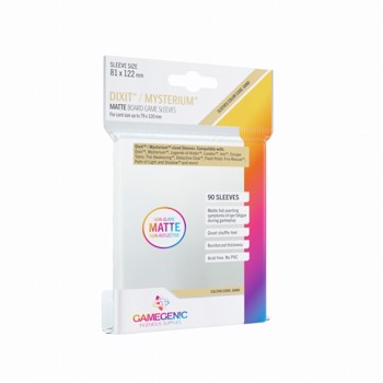 Sleeve-uri Gamegenic Matte Dixit 81 x 122 mm Clear (90 Bucati)