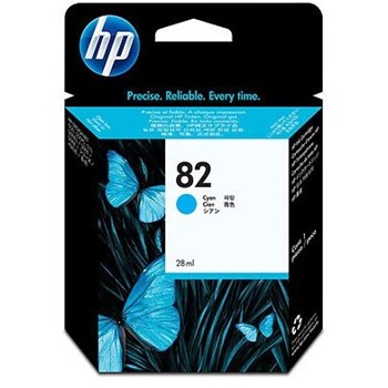 HP C4911A Ink Cyan Cartridge for DnJ500/500PS/800/800PS 69ml No. 82 C4911A