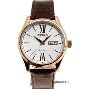 Ceas Seiko CLASSIC SRP330J1 Rosegold Braun