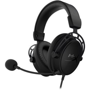 Casti Audio Cloud Alpha S Gaming Over Ear Headset, Microfon, USB Audio Control, Mufa Jack 3,5 mm, Negru