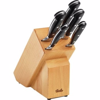 Set cutitte Fissler Alaska cu suport de lemn, 6 piese