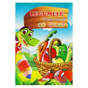 Legumele - Cartea mea de colorat 978-606-576-070-7