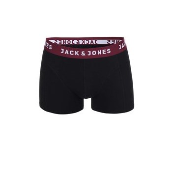 Boxeri Color Donk rosii cu betelie visinie de la Jack & Jones