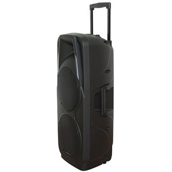 BOXA PORTABILA ACTIVA 2X10 inch/25CM 300W RMS USB/SD/BT/VHF