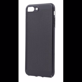 Carcasa iPhone 8 Plus Just Must Simo II Black (gaurele pentru disiparea caldurii)