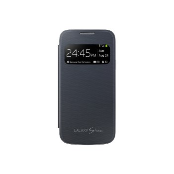 Samsung S-View Cover negru pentru Galaxy S4 Mini i9195