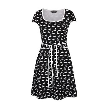 Rochie neagra cu imprimeu Dorothy Perkins