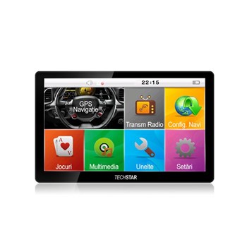 GPS Auto Techstar 7" Premium 8GB Resigilat