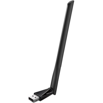 Adaptor USB Wireless MERCUSYS High-Gain AC650, Dual Band 200 + 433 Mbps, negru