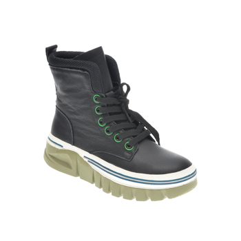 Ghete GRYXX negre, 73131, din piele naturala