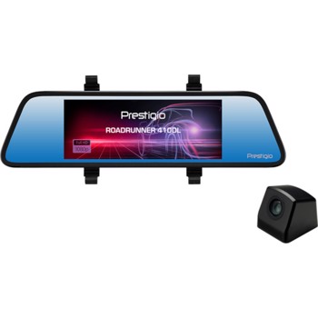 Camera Video Auto Prestigio RoadRunner 410DL, Full HD, Camera Duala, 6.86" LCD, CMOS, 12 MP, Unghi de viziualizare de 100° (Negru)