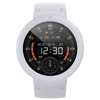 SmartWatch Xiaomi Amazfit Verge Lite, curea silicon, GPS, Gorilla Glass, IP68 rezistent la apa, autonomie pana la 20 de zile, Snowcap White