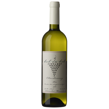 Vin alb sec Bob cu bob, Chardonay, 0.75L