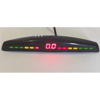 Senzori parcare Car Vision, 4 senzori spate, Negru mat