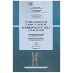 Studii si cercetari juridice europene Ed. 9