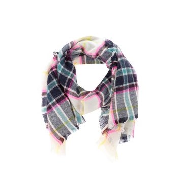 Esarfa multicolora Tom Joule Berkley cu model in carouri
