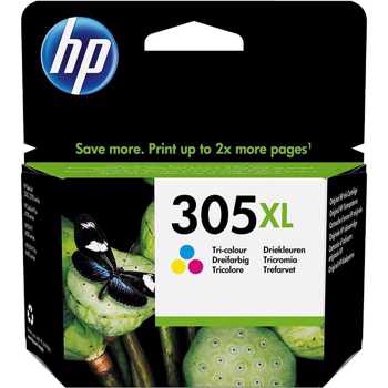 Cartus cerneala HP 305XL Tri-color, 240 pagini (Cyan, Magenta, Galben)