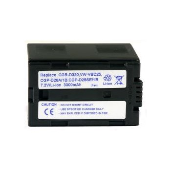 Acumulator Power3000 tip CGR-D320 CGR-D28 pentru Panasonic 3000m 100848