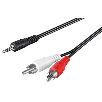 Cablu audio jack stereo 3.5mm tata - 2x RCA tata 3 metri