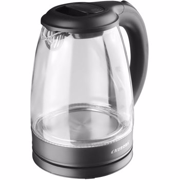 Fierbator electric Aurora AU 3014 , 1750W, 1,8L, rotire 360* , Iluminare LED, Sticla/Inox