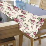 Traversa masa BBC 33x180 cm - Flori Roz HR-RUN180-FLWPK